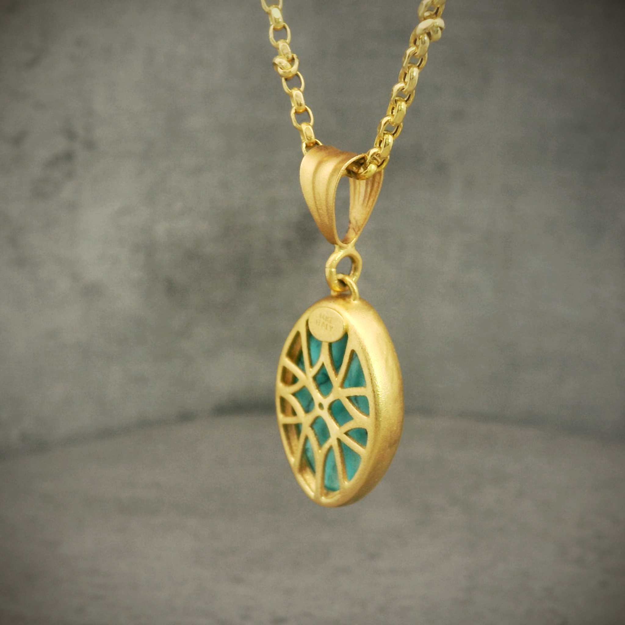 18k Sleeping Beauty Turquoise NEcklace