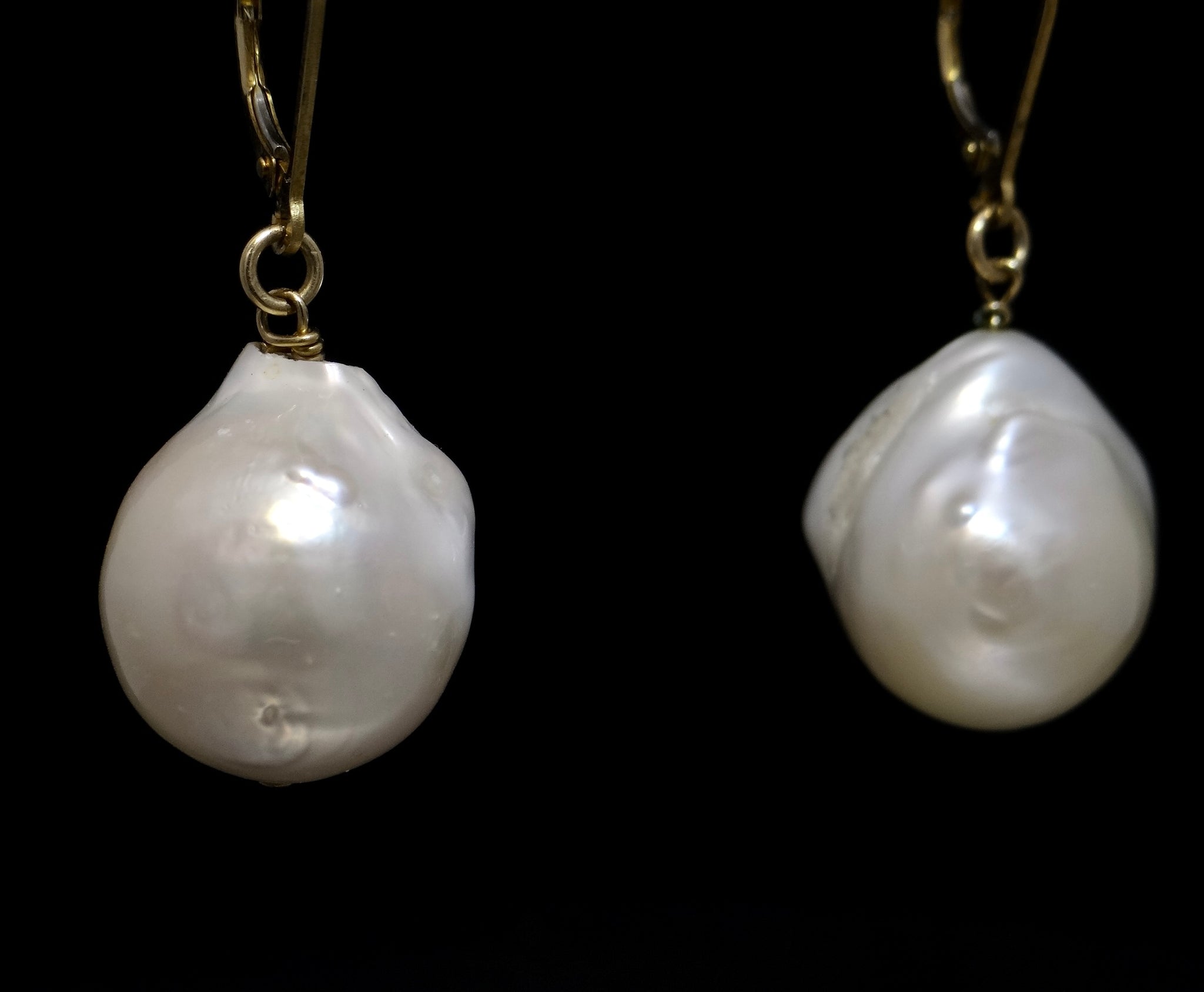 Baroque Style Pearl Earrings