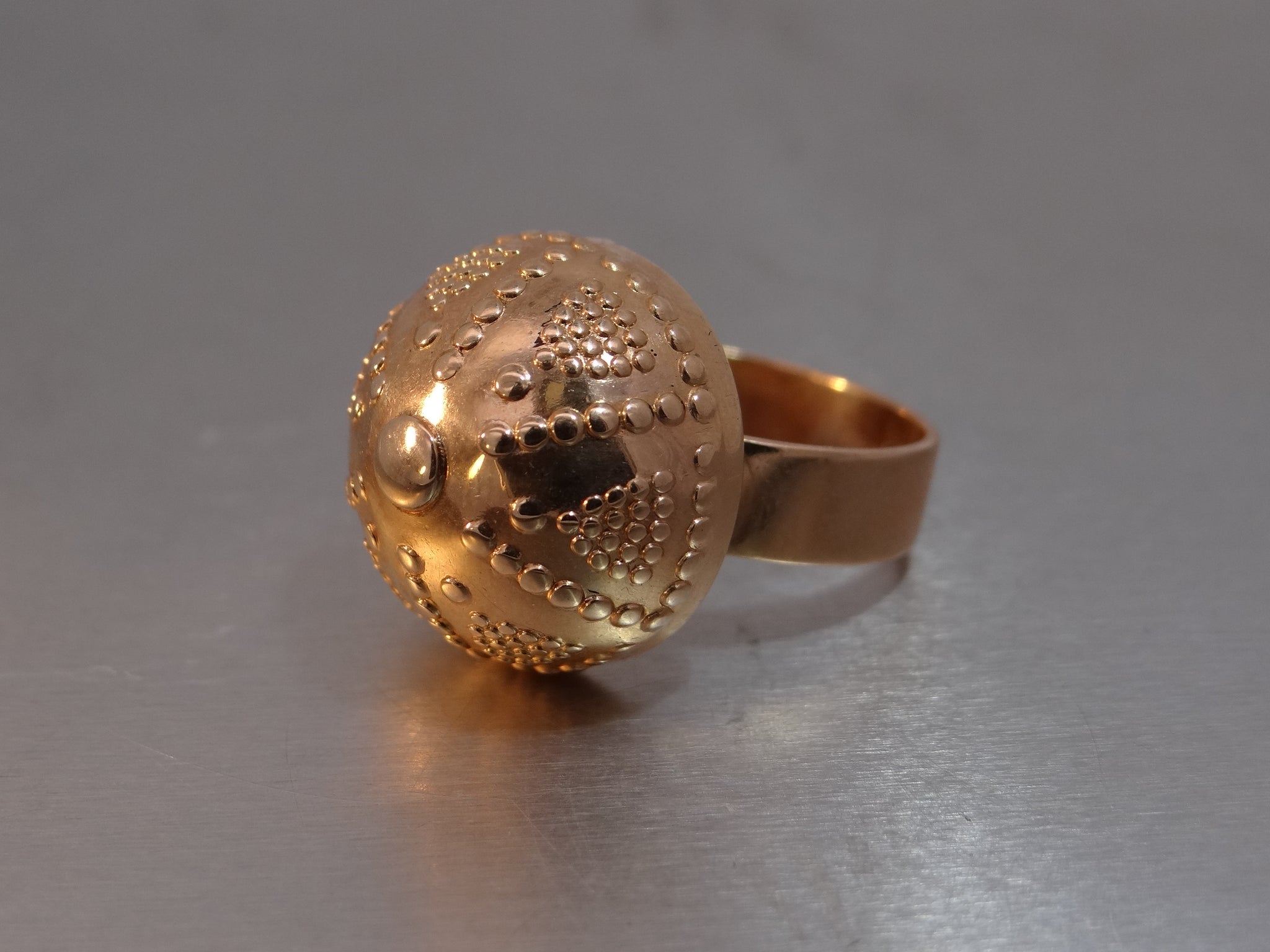 Gold Domed Ring