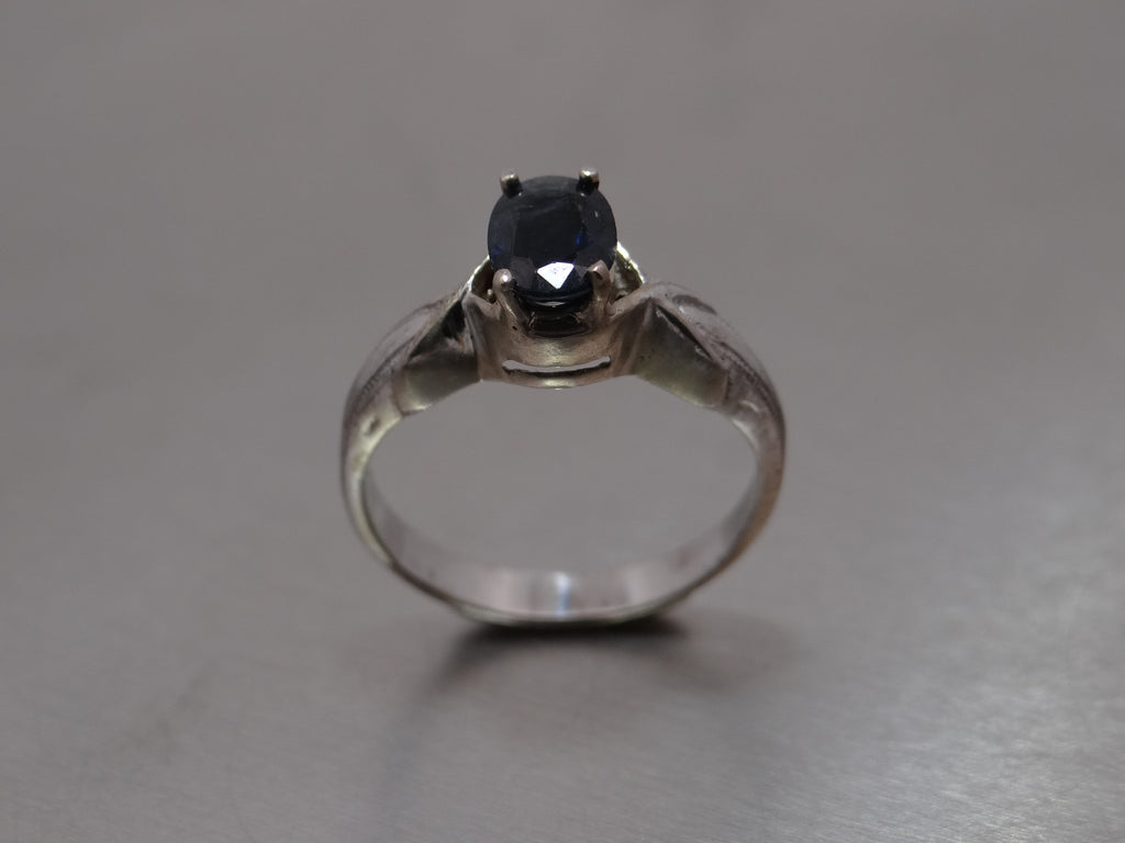 Vintage Blue Sapphire Ring