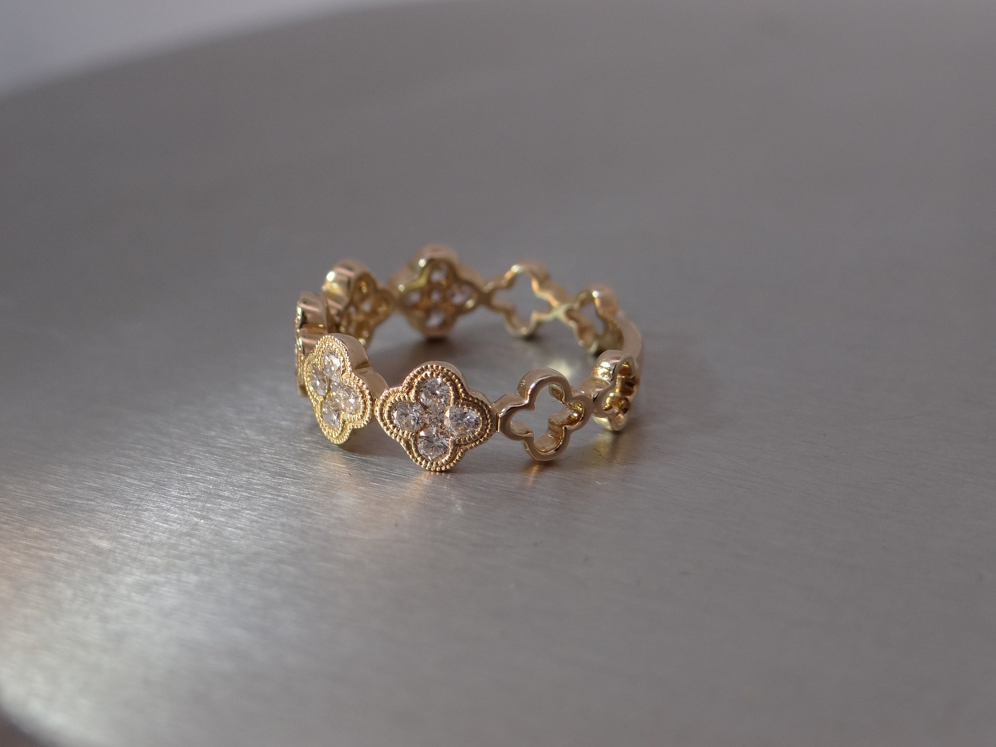 Diamond Clover Ring
