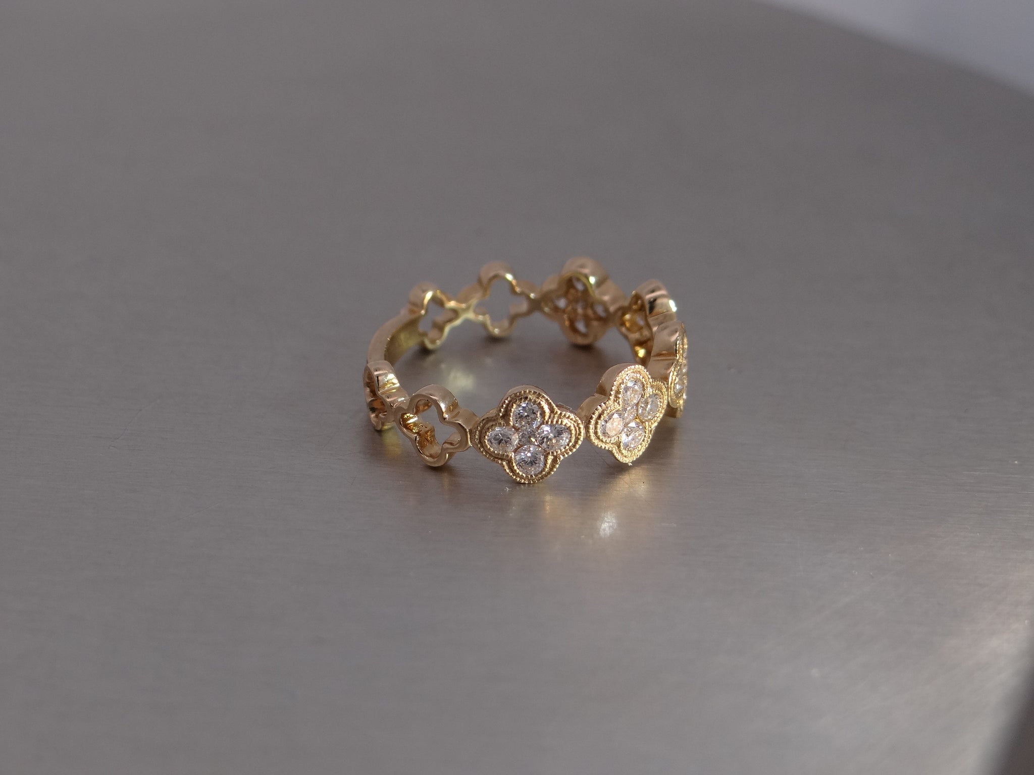 Diamond Clover Ring