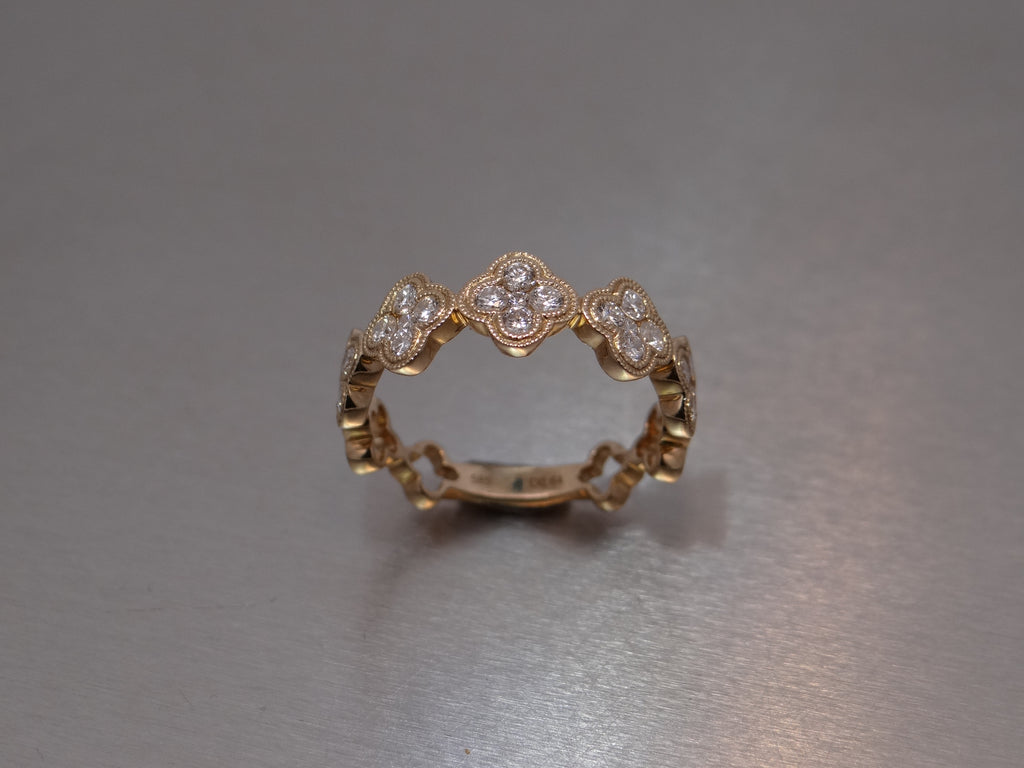 Diamond Clover Ring
