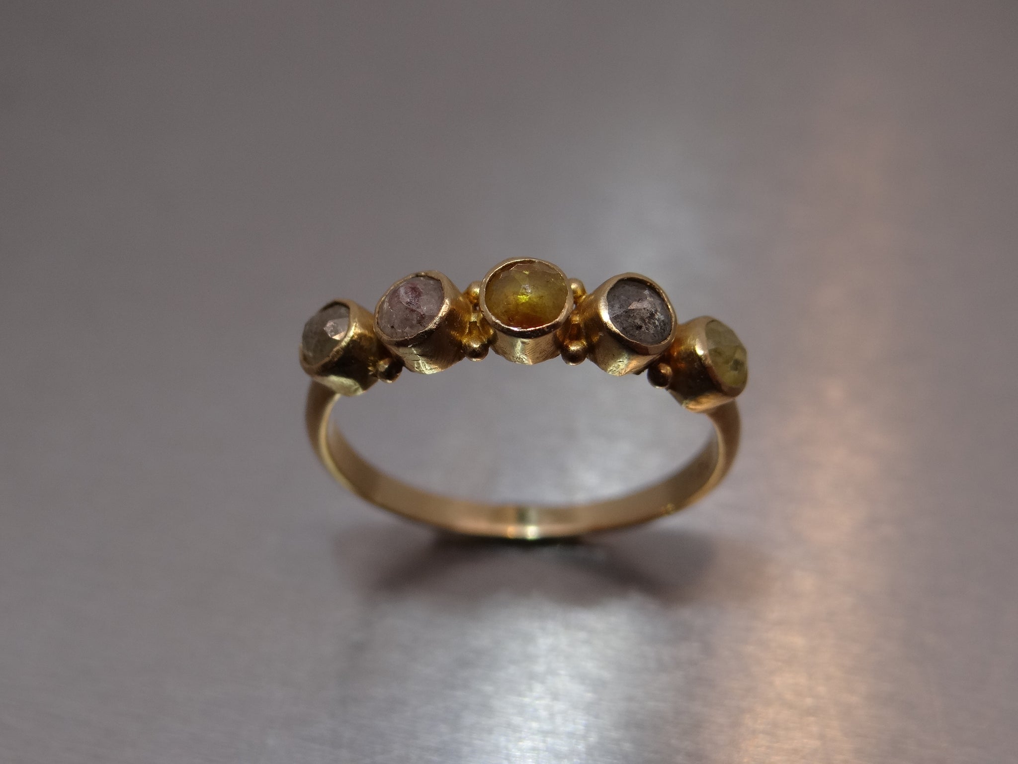 5 Stone Stackable Diamond Ring