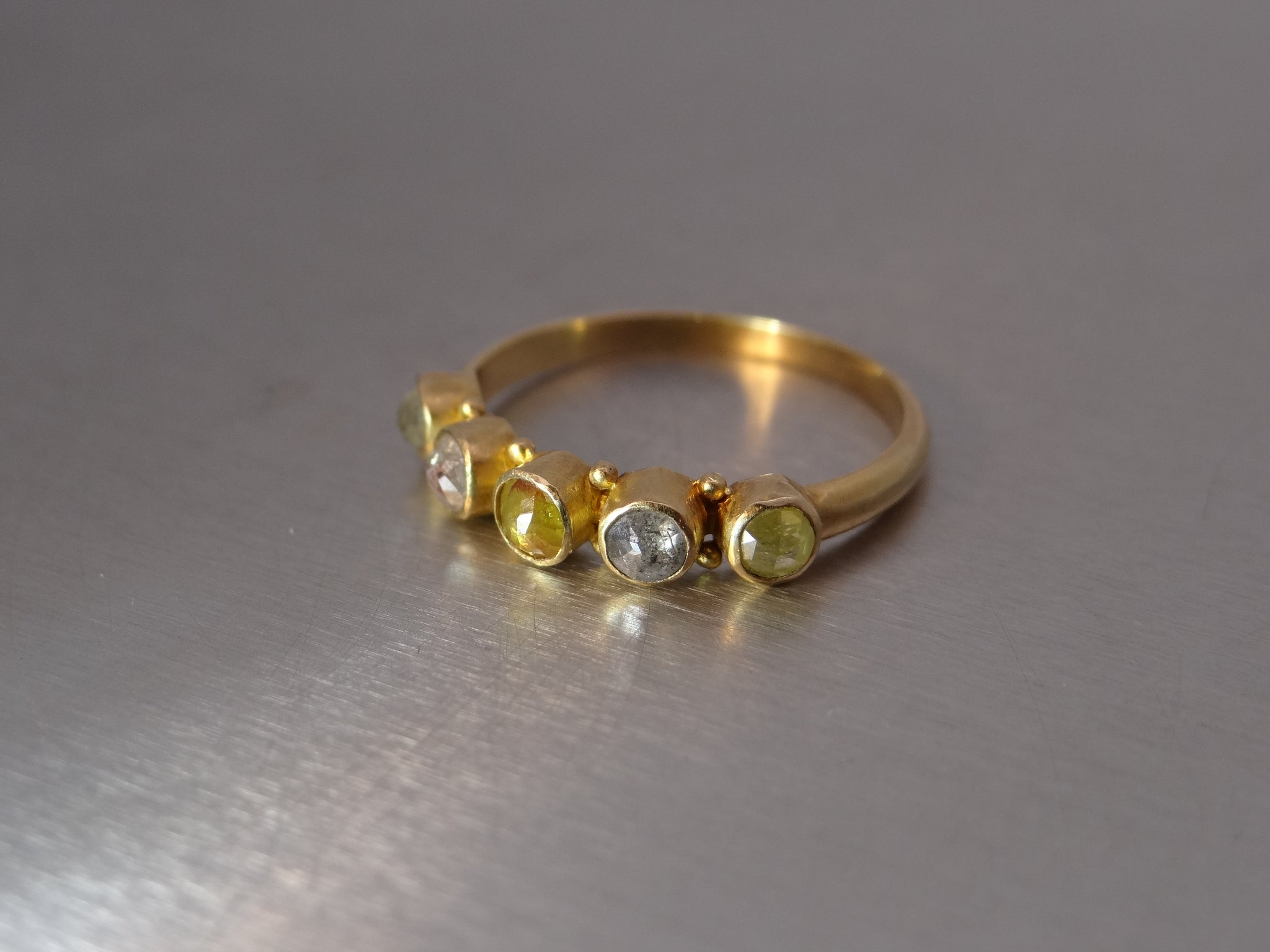 5 Stone Stackable Diamond Ring