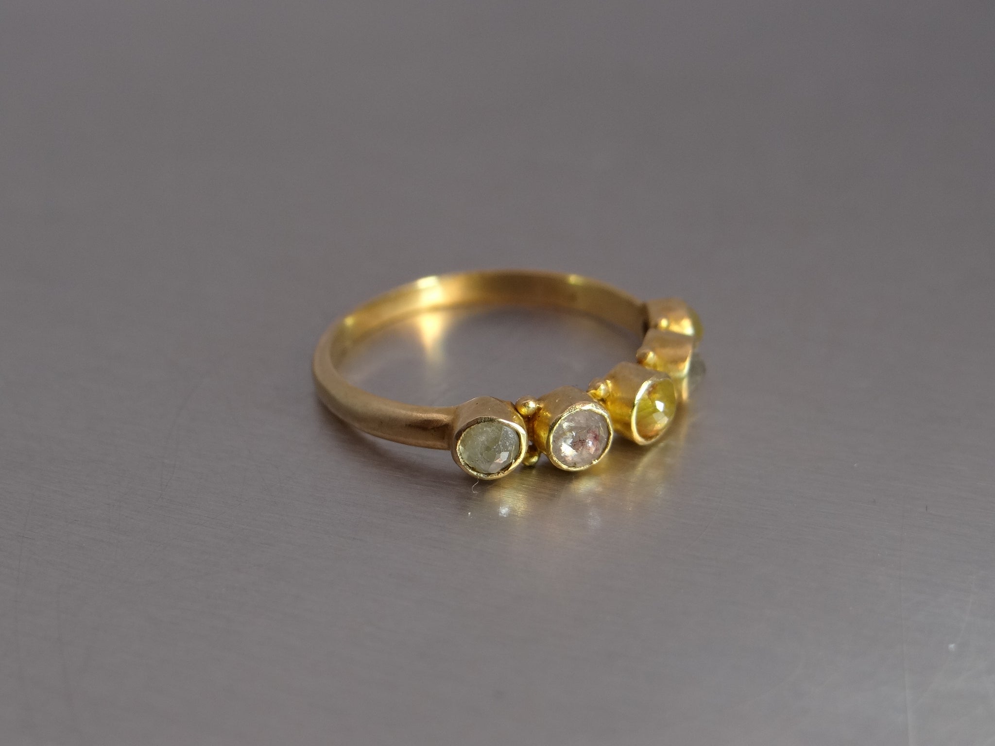 5 Stone Stackable Diamond Ring