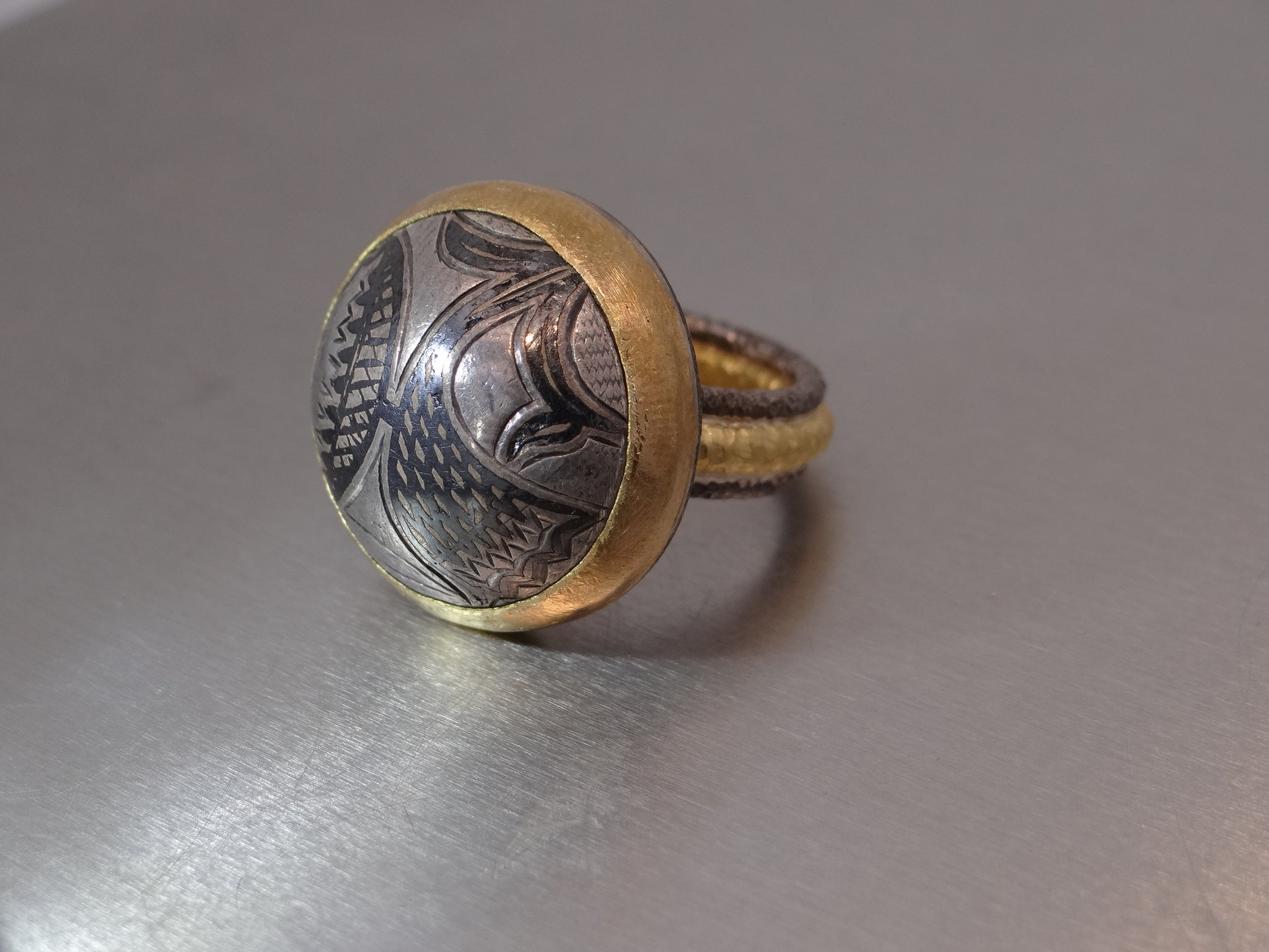 Turkish Button Ring