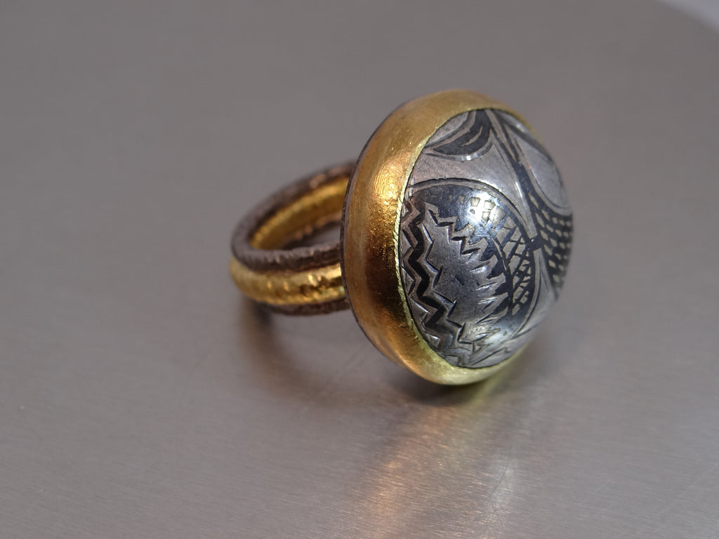Turkish Button Ring