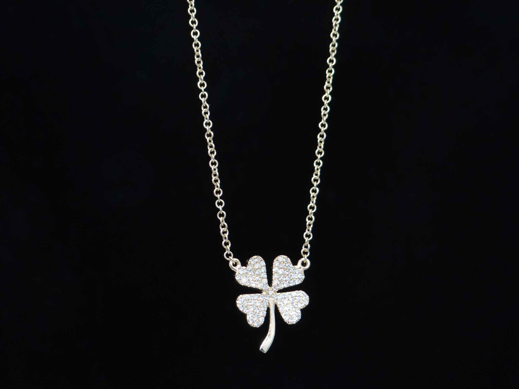 Diamond Clover Necklace