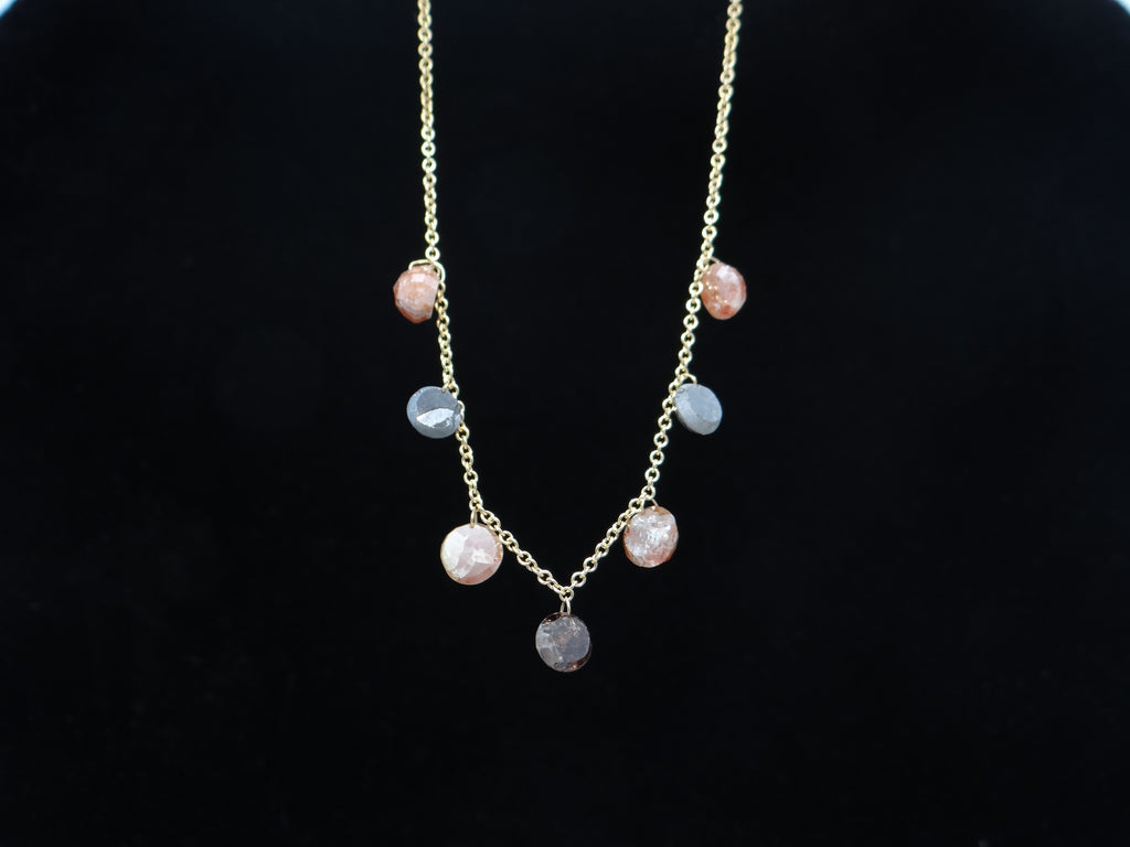 Colored Diamond Necklace