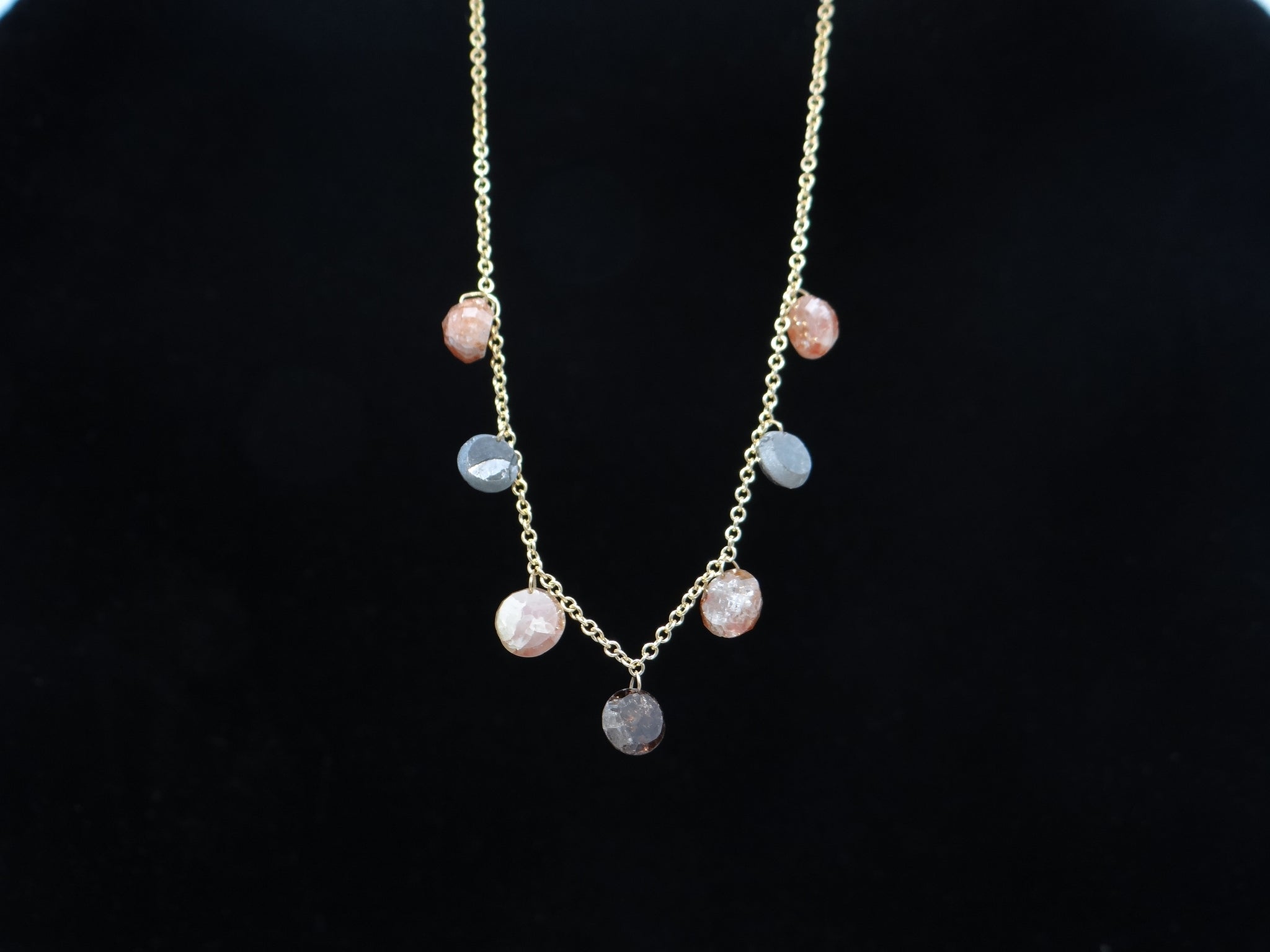 Colored Diamond Necklace