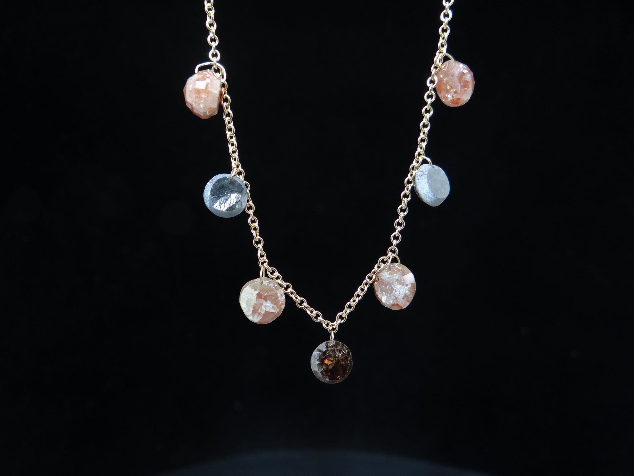 Colored Diamond Necklace