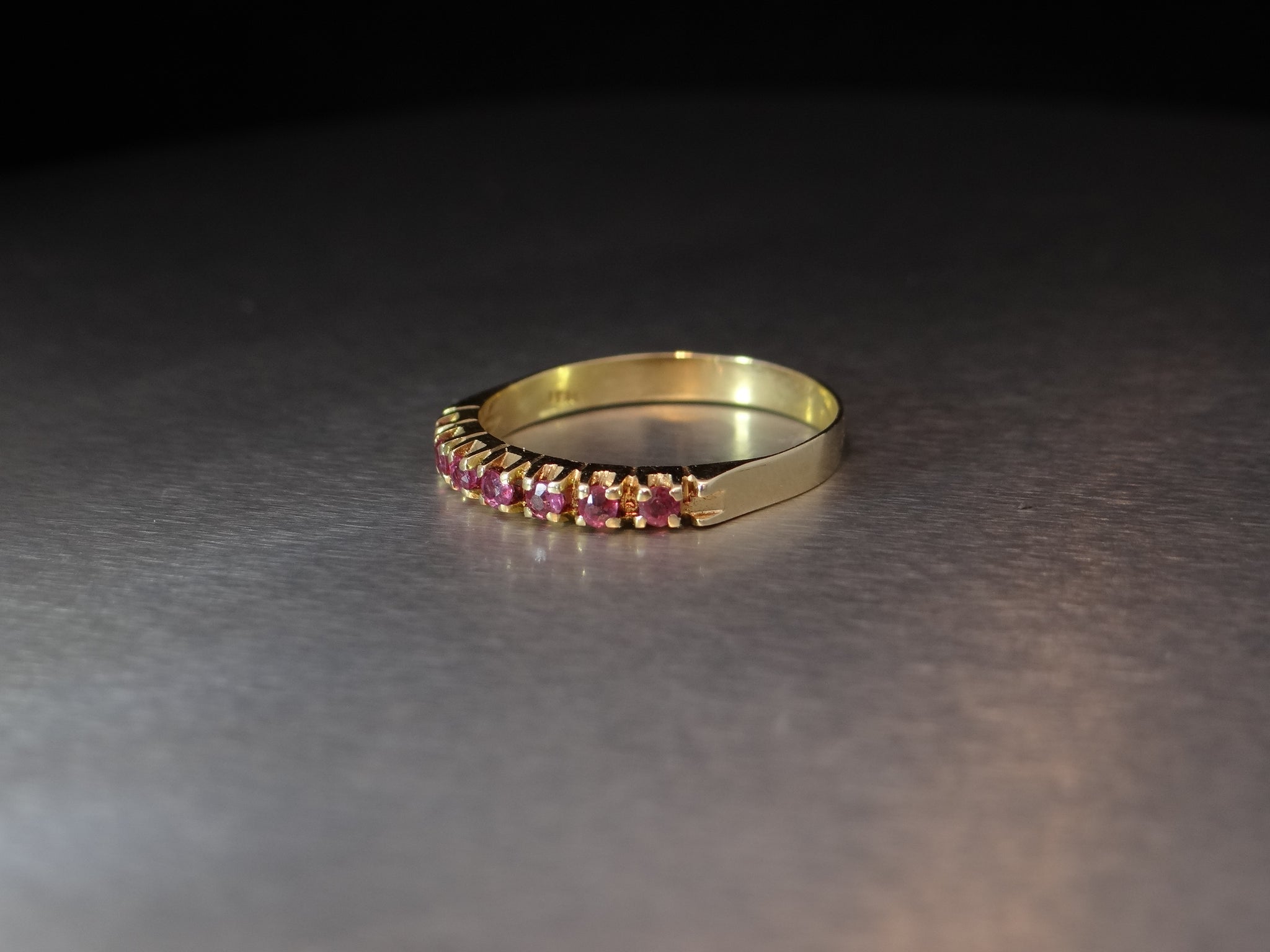 Pink Sapphire Band