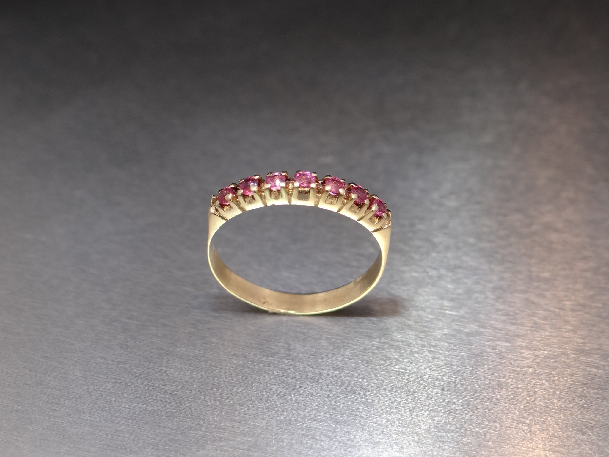 Pink Sapphire Band