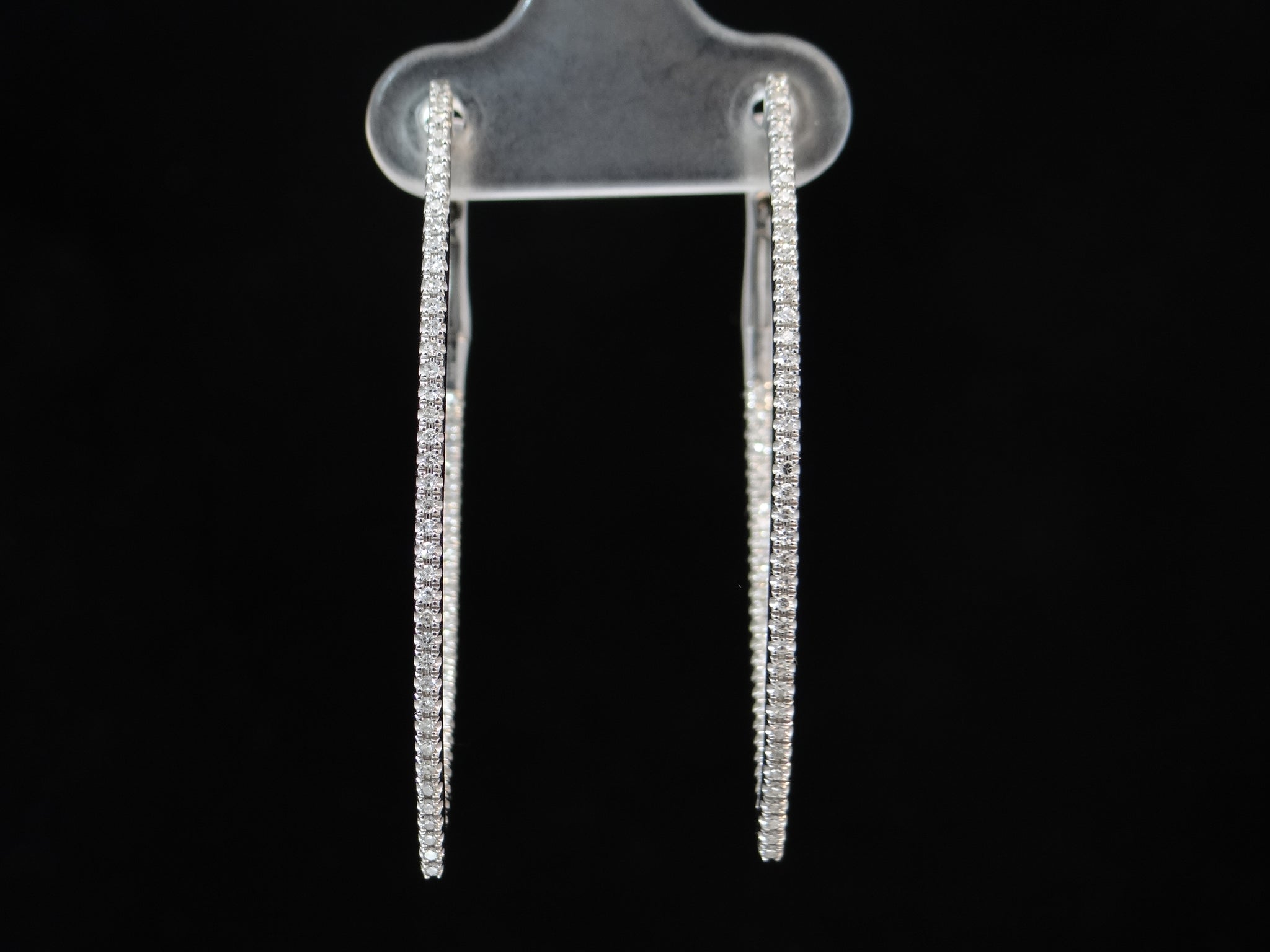 Inside Outside Diamond Earrings