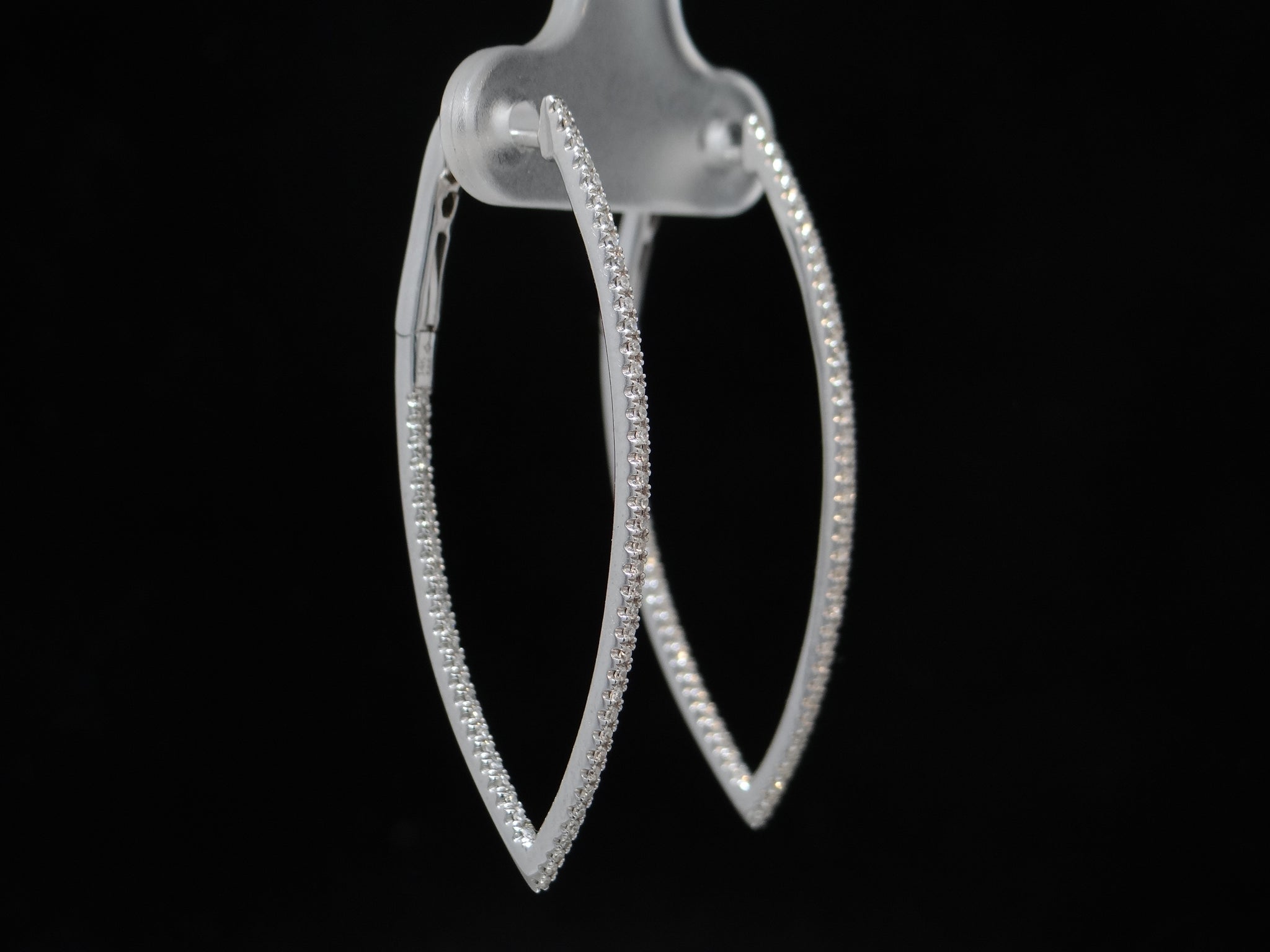 Inside Outside Diamond Earrings