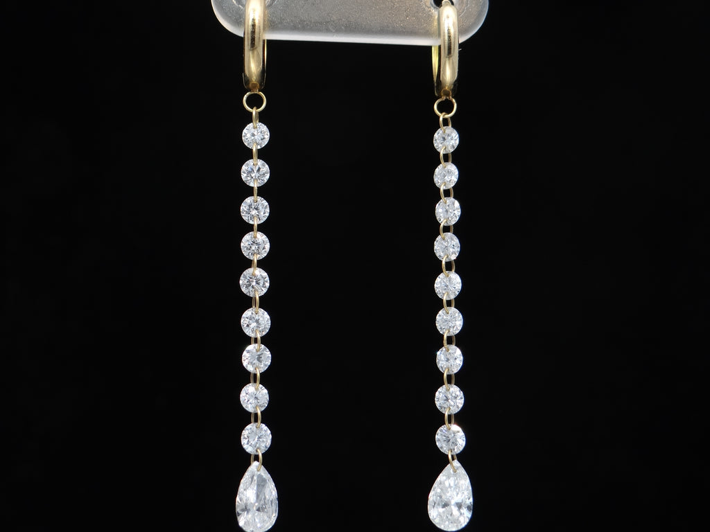14KY Lab Diamond Earrings