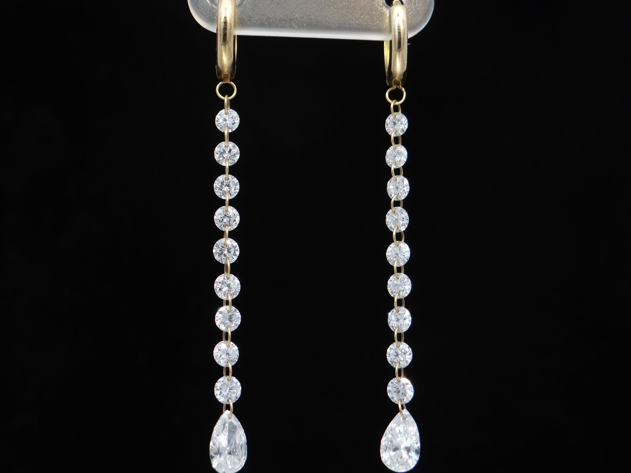 14KY Lab Diamond Earrings