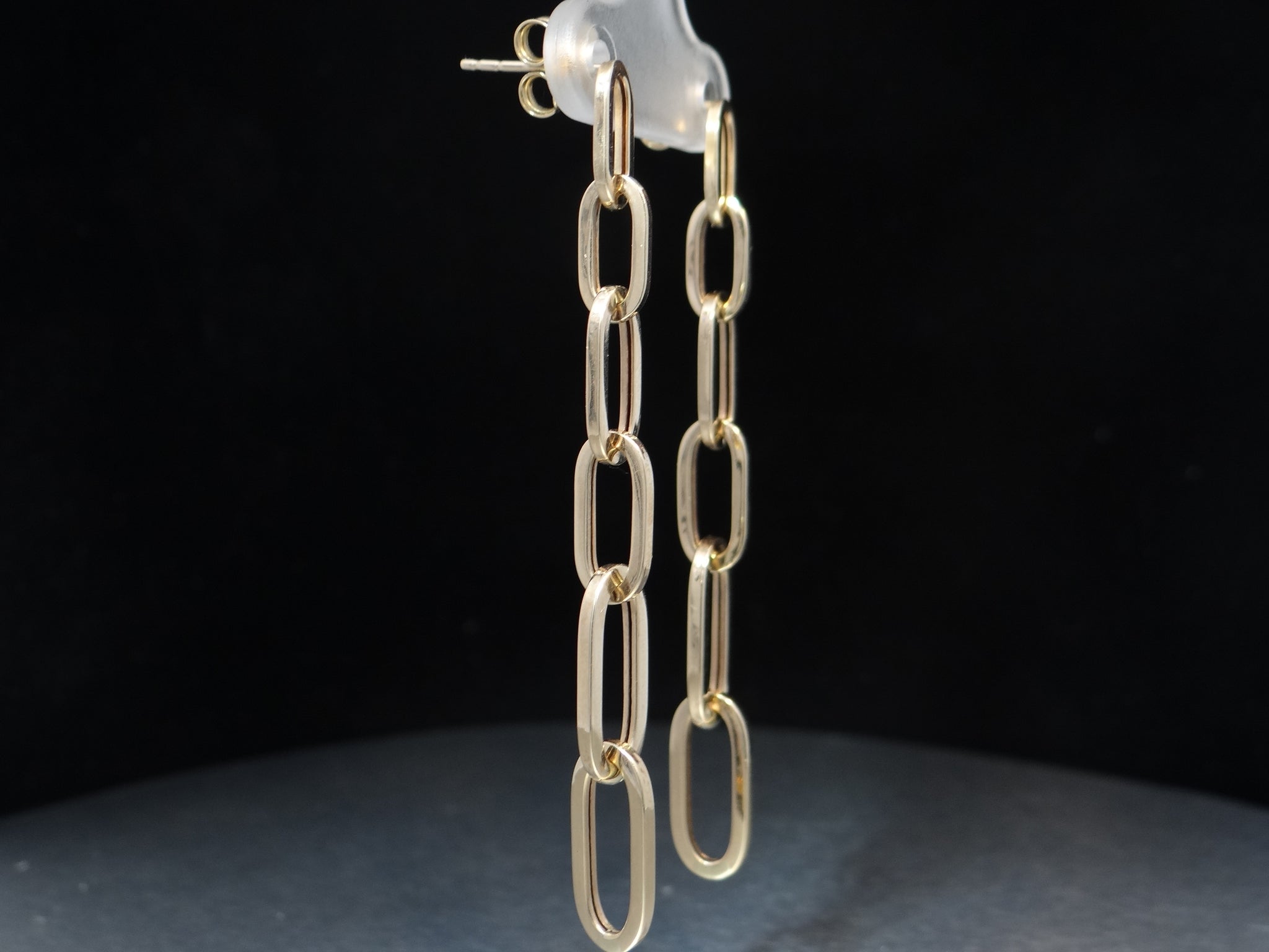 14KY Chain Earrings