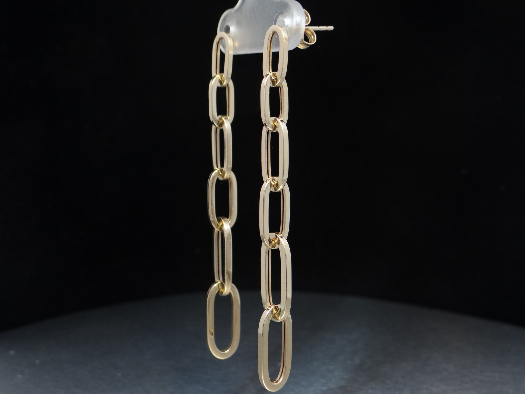14KY Chain Earrings