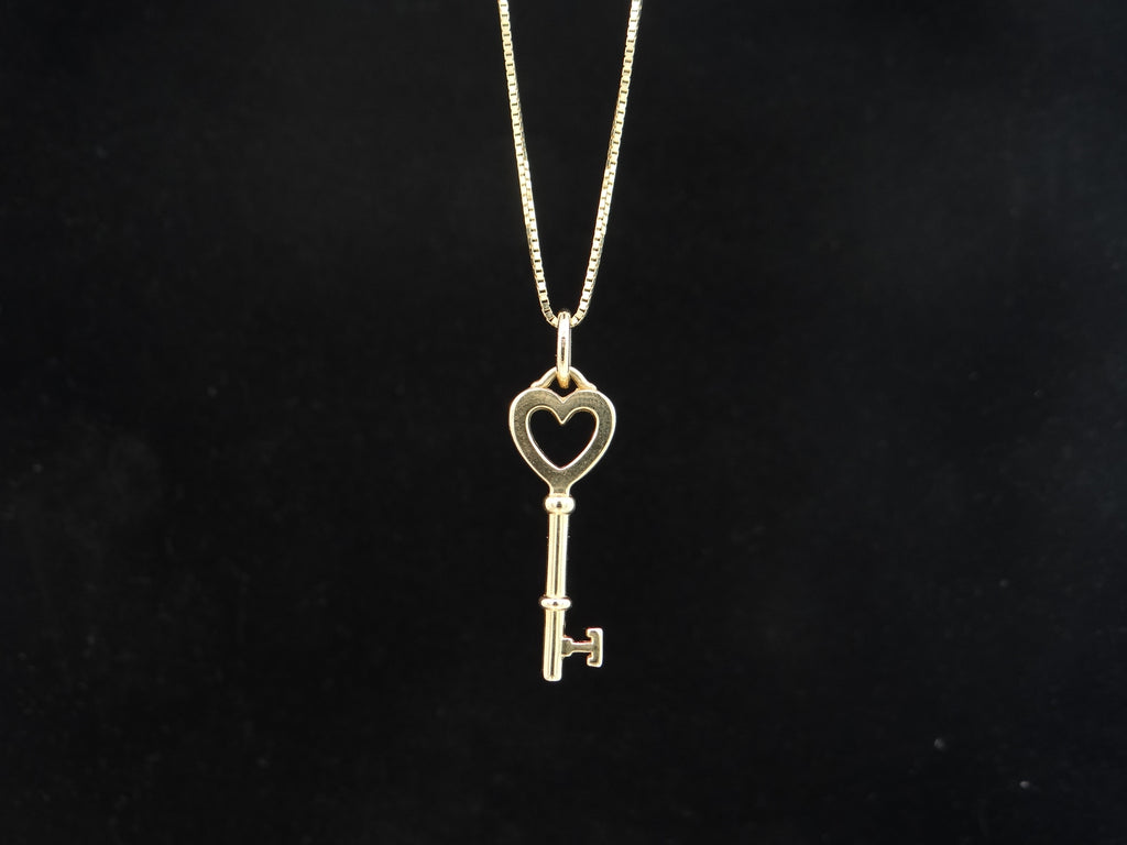 Vintage Tiffany & Co. Key Necklace