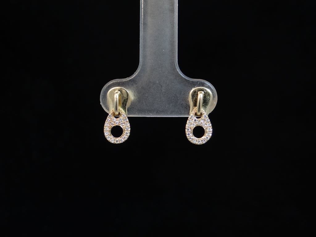 Diamond Zipper Earrings