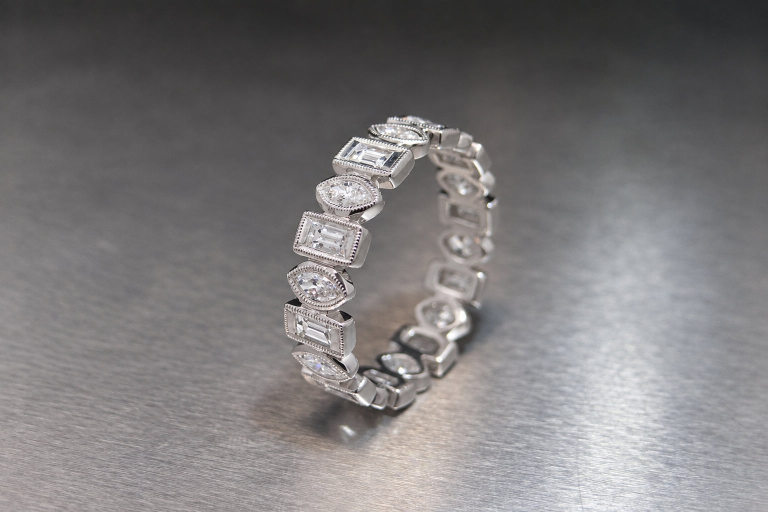 Baguette & Marquise Diamond Eternity Band
