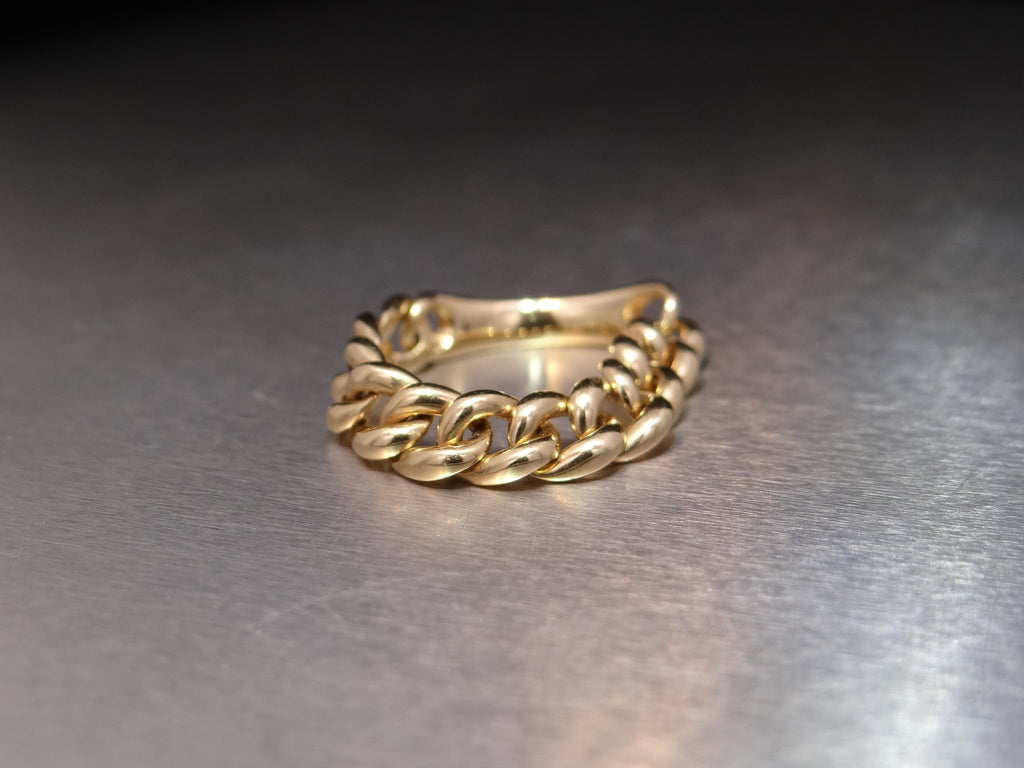 Gold Chain Ring