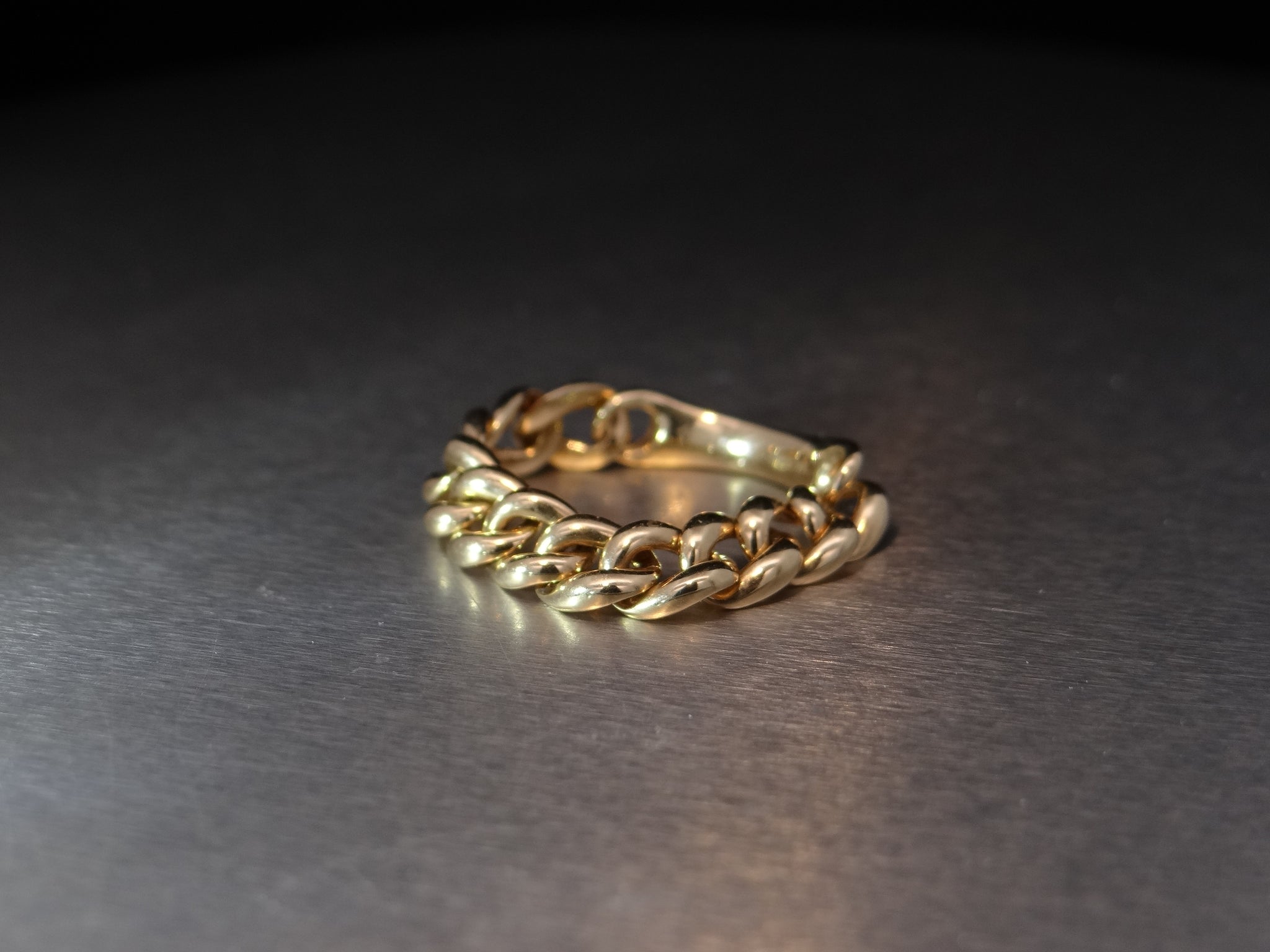 Gold Chain Ring