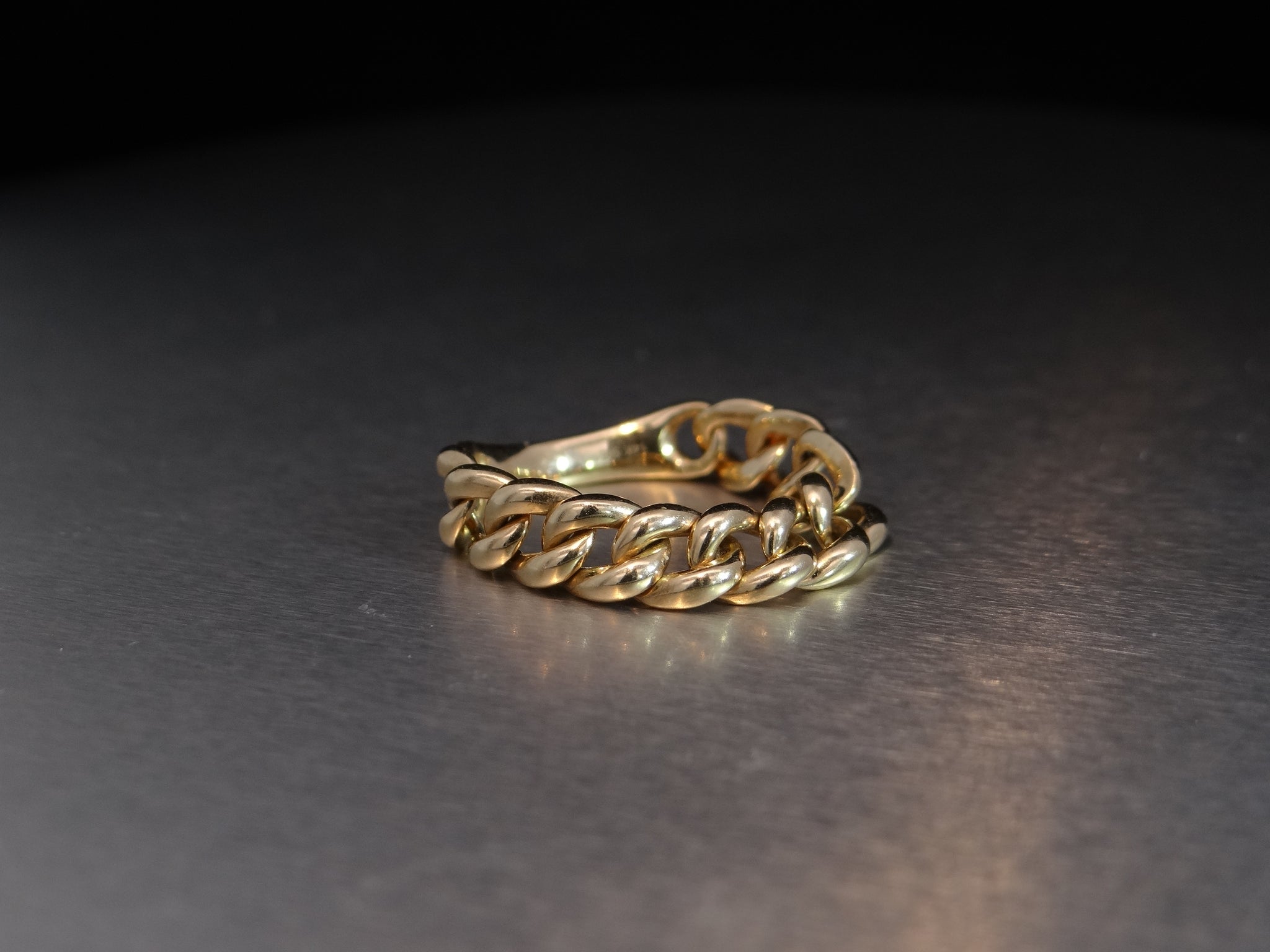 Gold Chain Ring