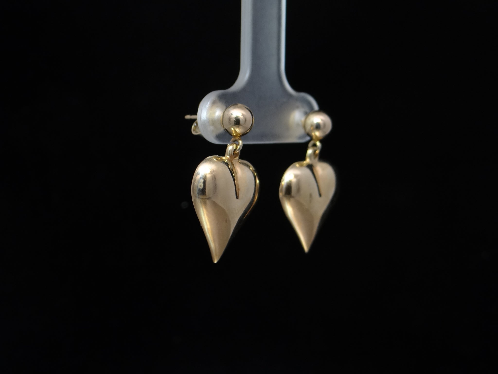 14KY Heart Earrings