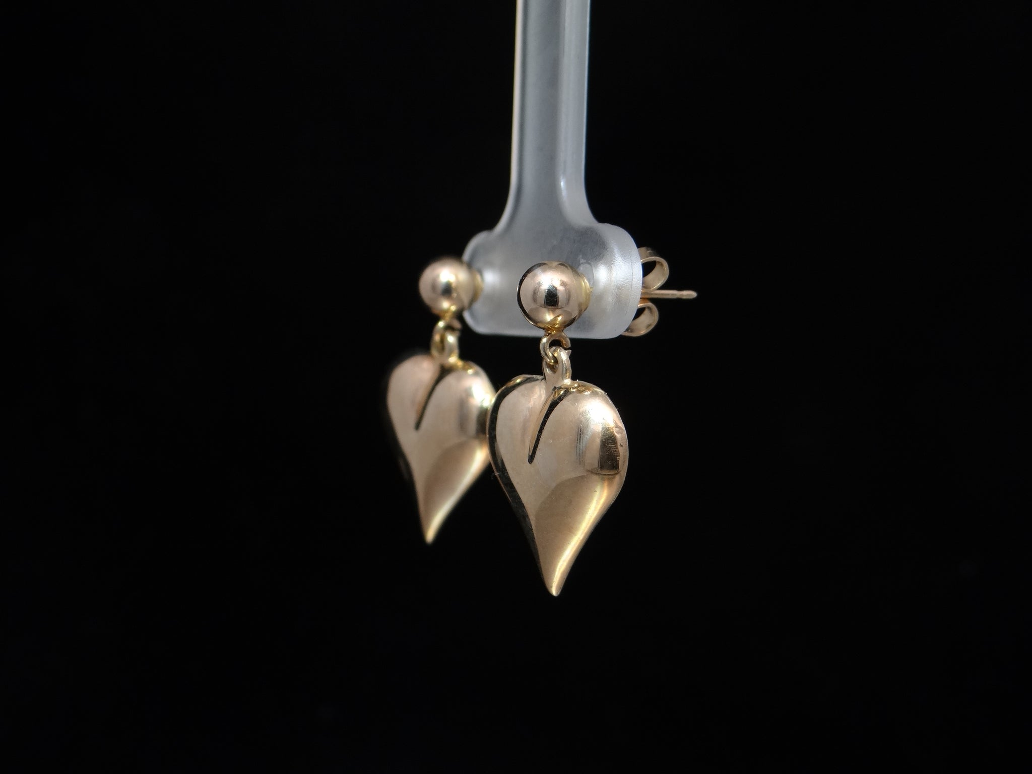 14KY Heart Earrings