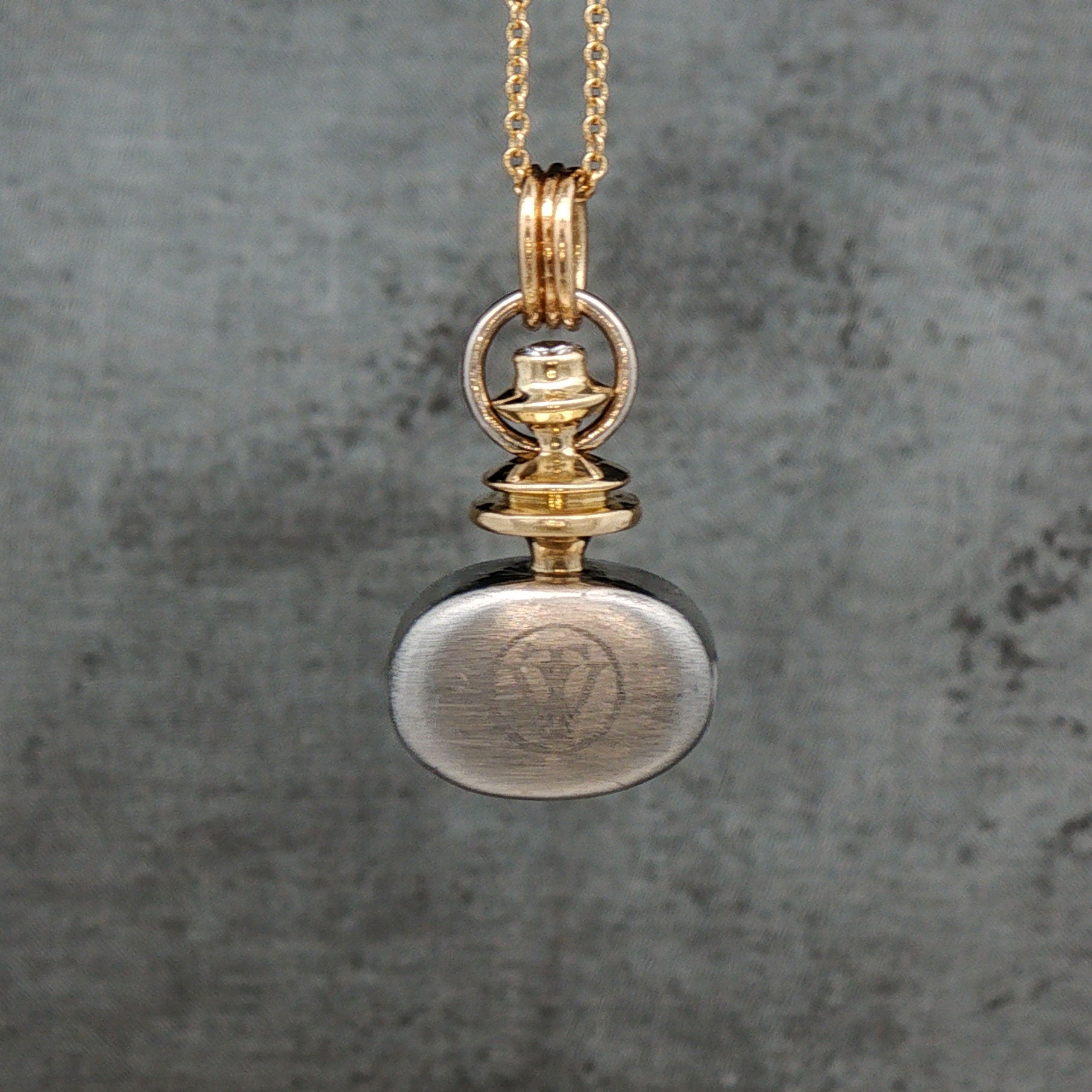 Carolina Blue Oval Sapphire Pendant